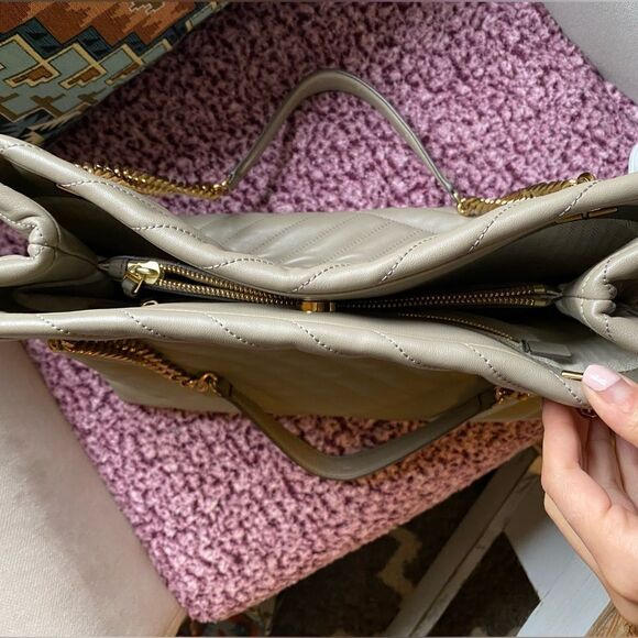 Tory Burch Kira Chevron Tote Bag - Picture 8 of 10